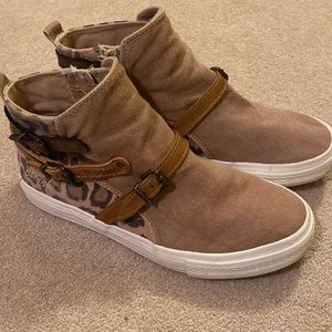 Blowfish Bootie with leopard print